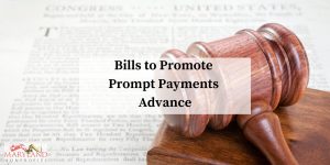 Bills to promote prompt payments advance