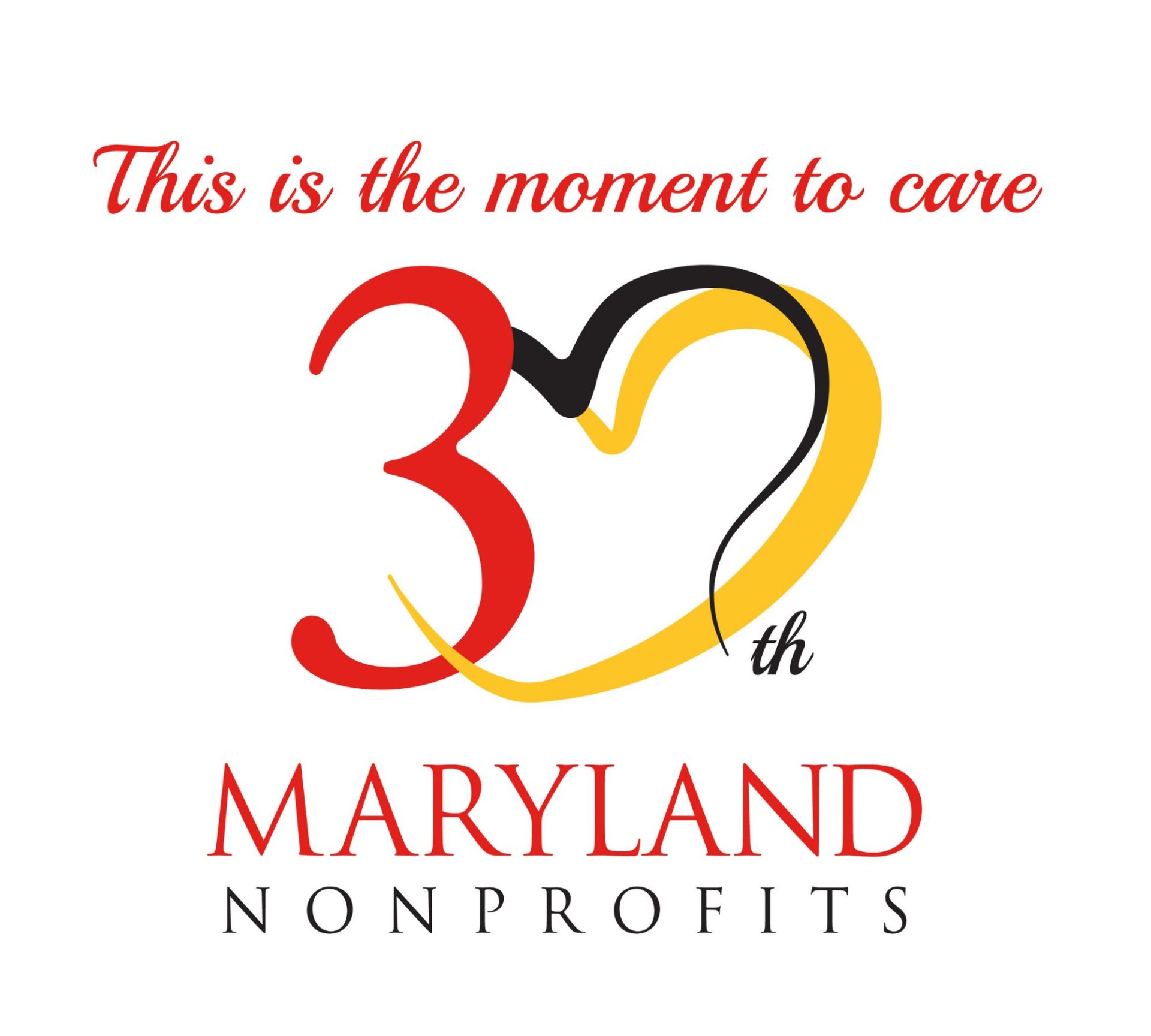 This is the moment to care logo - Maryland Nonprofits