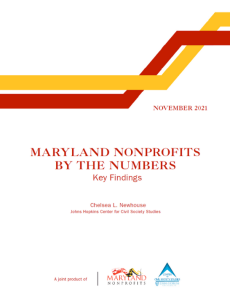 Maryland Nonprofits by the Numbers: Nonprofit sector drives economic and community development in Maryland State